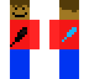 guy with netherite and diamond sword