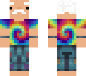 hippy oid man