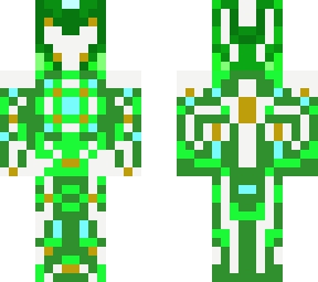 neon green light warrior