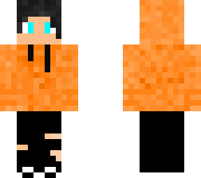 orange hoodie boy