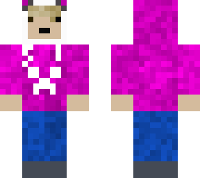 pink hoodie