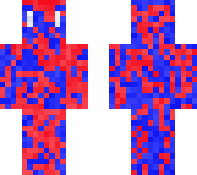 red blue