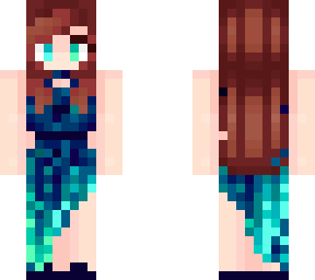 aqua dress