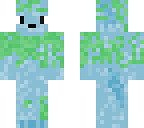 axolotl person covered in kelp
