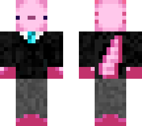 axolotl with suit