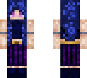 blue haired adventurer