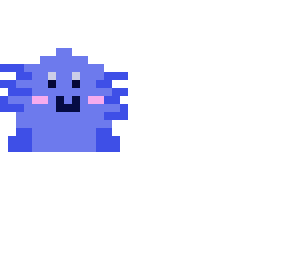 blue kirby axolotl