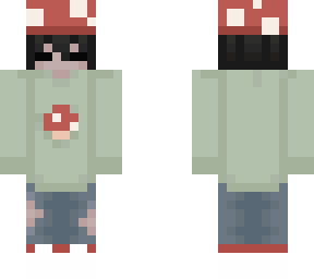 boba(me, mushroom outfit)