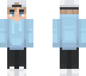commission for gray! (blue/hat)