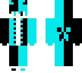 cool blue and black demon