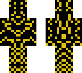 glitchy yellow