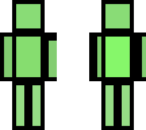 green with black outline not dream based