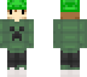 my minecraft skin aka aires.creeper.hoodie