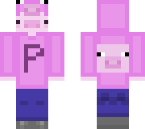 pig thing in pig hoody. whats could go wrong?