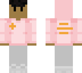pink hoodie