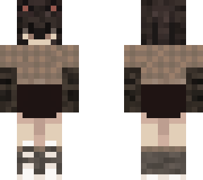 raccoon girl skin