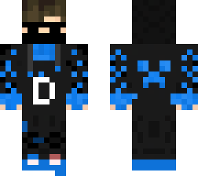 top gamer skin with d latter