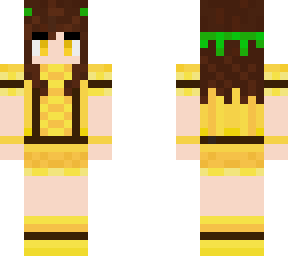 yellow flower girl