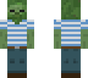 zombie with headphones