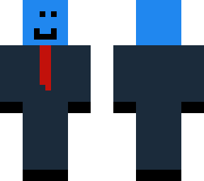 blue guy wit suit