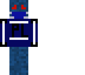 blue pl skin with mask
