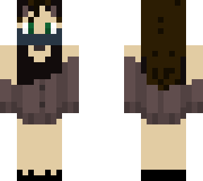 cat girl in mask (long hair)