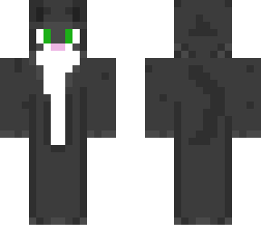 dark gray tuxedo cat