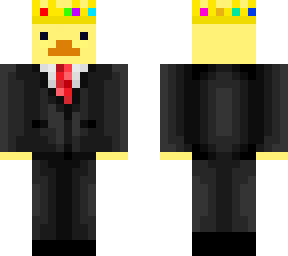 duck in a green suit