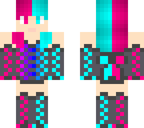 girl with glow effects