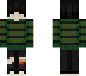 green + black