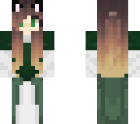 green dress