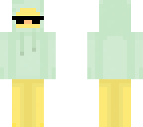 green duck hoodie /w glasses