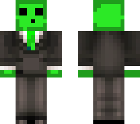 green slime in a suit