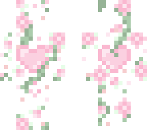 heart overgrown flower