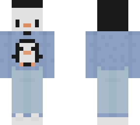penguin in sweater