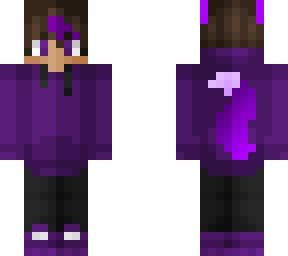 purple haired fox boy