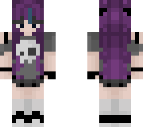 purple haired punk
