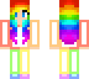 rainbow girl