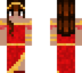 red princess (brown hair)
