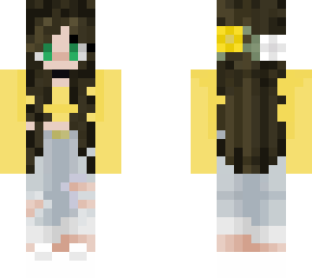 yellow shirted female (fixed arms)