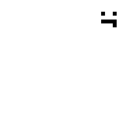 black white