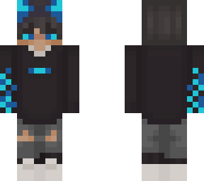 blue demon boy