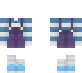 blue overalls || base
