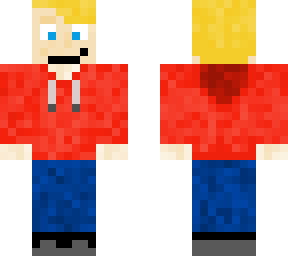 casual blond man