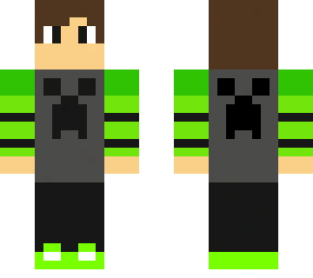 cool boi with creeper logo