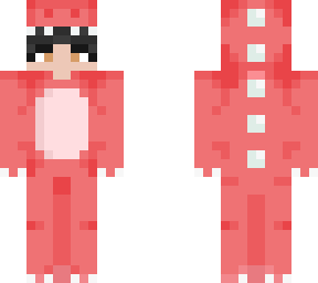 dino onesie (matching skin)