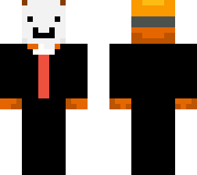 fox with suit and mask