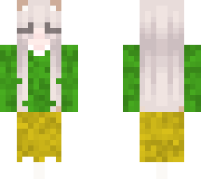 green shirt yellow jeans white shoes