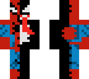 half spider-man half venom