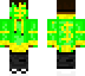 money's black skin with mask